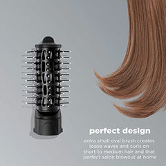 INFINITIPRO BY CONAIR The Knot Dr. Extra Small Oval Brush, Create Loose Curls on Short to Medium Hair, Compatible with INFINITIPRO BY CONAIR The Knot Dr. Dryer Brushes