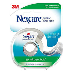 Nexcare™ Flexible First Aid Tape Dispenser 778-CA, Clear, 1 in x 10 yd (25.4 mm x 9.144 m)