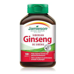 Jamieson Siberian Ginseng 65 mg 100 Caplets