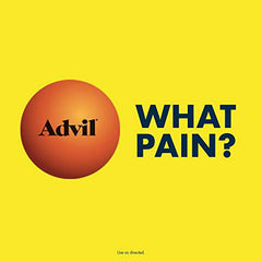 Advil Regular Strength Ibuprofen Pain Relief Tablets, Fast Acting Pain Relief for Migraine, Arthritis, Back, Neck, Joint, and Muscle Relief, 200mg (24 Count)