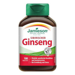 Jamieson Siberian Ginseng 65 mg 100 Caplets