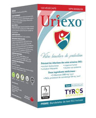 Uriexo Vegicaps - For Urinary Tract Infection (UTI), Antibiotic-Free, D-Mannose & Proanthocyanidins (PACs), Vegan, Gluten Free, GMO Free, Kosher & Halal, 120 count