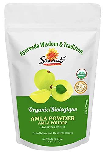 Sewanti Organic Amla fruit Powder, NPN 80090917, 200 gram