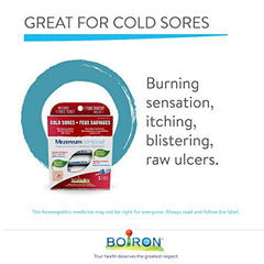 Boiron Mezereum Compose, Homeopathic medicine for the relief of cold sores. 1 tube