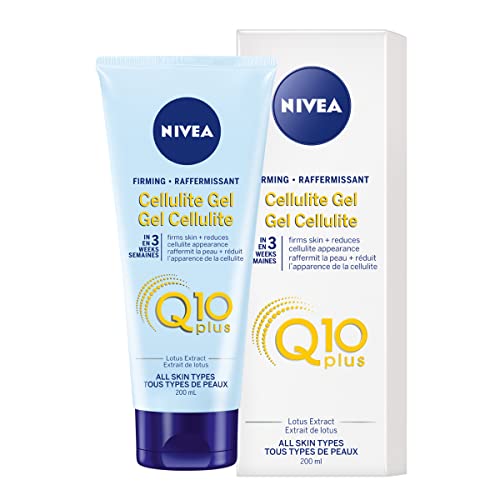 NIVEA Q10+ Firming Cellulite Gel, 200mL (Tube) | Cellulite gel | Firmer-Feeling Skin | Reduce the appearance of cellulite