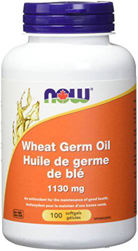 NOW Wheat Germ Oil Softgels, 100 Count