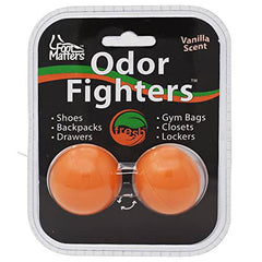 FOOTMATTERS Odor Fighters Shoe Deodorizer Balls (Contains 2 balls) - Adjustable Vanilla Scent