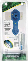 EZY Dose Kids Lice and Eggs Comb | Hair Care for Baby, Toddler, Adult | Includes Light, Magnifying Glass, Stainless Steel Pin Teeth, 3.3 Ounce, Blue (400916)