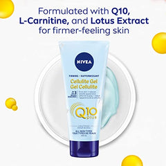 NIVEA Q10+ Firming Cellulite Gel, 200mL (Tube) | Cellulite gel | Firmer-Feeling Skin | Reduce the appearance of cellulite