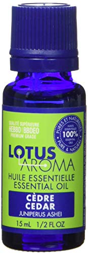 Lotus Aroma Cedar Essential Oil, 0.5 Ounce