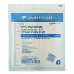 Medline Gauze Sponge Sterile 12 Ply, 50 Count