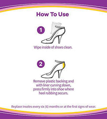 Dr. Scholl’s Stylish Step Gel Heel Liners, 1 Pair - One size fits all