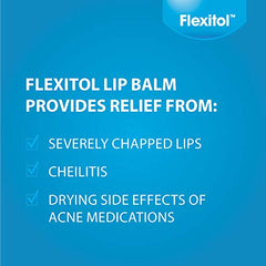 Flexitol Lip Balm | For Dry, Cracked, Flaky & Chapped Lips | Immediately Hydrates & Softens | 10g