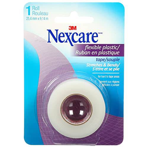 Nexcare™ Flexible Clear Tape 771-CA, 1 in x 360 in (25.4 mm x 9.1 m), 1/Pack