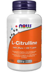 NOW Supplements L-Citrulline Pure Powder, 113g