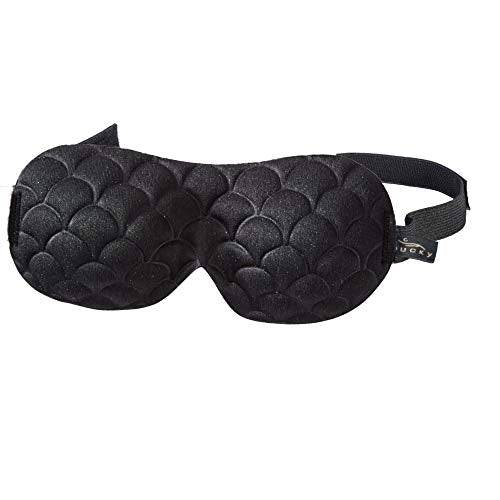 Bucky Ultralight Sleep Mask-Black Scallop