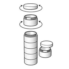 Ezy Dose 7-Day Stackable Pill Reminder 67449 - 1 ea