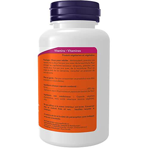 Now Foods Rutin 450mg 100vcap