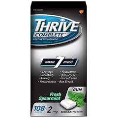 Thrive Complete Gum 2mg Regular Strength Nicotine Replacement