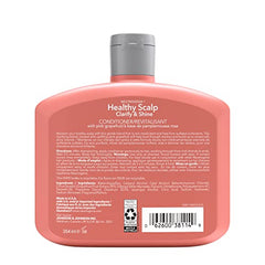 Neutrogena Exfoliating Healthy Scalp Clarify & Shine Conditioner for Oily Hair and Scalp, Anti-Residue Conditioner with Pink Grapefruit, Paraben & Phthalate-Free, Color-Safe, 354 ml.