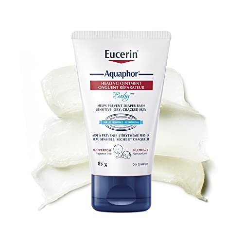 EUCERIN AQUAPHOR Baby Healing Ointment for Baby's Sensitive Skin, 85g | Multi-purpose | Semi-occlusive formula | Non-Comedogenic | Fragrance-free Healing Ointment | Non-Greasy Healing Ointment | Recommended by U.S. Pediatricians