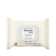 Aveeno Baby Baby Wipes for Sensitive Skin, Unscented Hand and Face, 25 Count