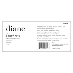 Diane 2" Bobby Pins, Black, 1lb Box