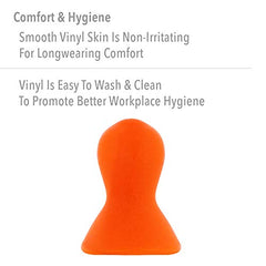 Honeywell Howard Leight by Quiet Reusable Earplugs, 100 Pairs (QD1), Orange