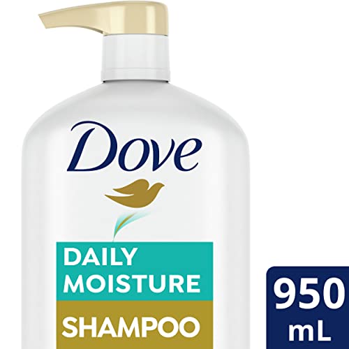 Dove Daily Moisture Shampoo hydrates and nourishes dry hair for up to 5x smoother hair 950 ml