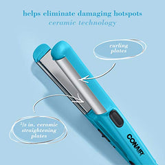 Conair Minipro You Style 2-In-1 Ceramic Styler, 1 Count