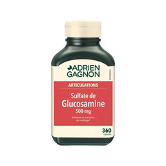 Adrien Gagnon - Glucosamine (Sulfate) for Joint Support, 500 mg, 360 (300+60 Bonus) Capsules