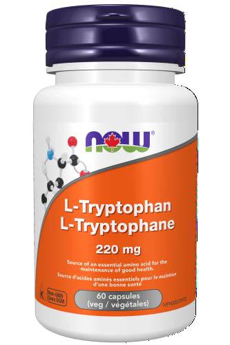 Now L-tryptophan, 220mg, 60 Capsules