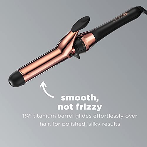 Conair Infinitipro Rose Gold Titanium Curling Iron, 1 1/4-Inch