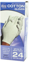 CARA Moisturizing Eczema Cotton Gloves, Small, 24 Pair