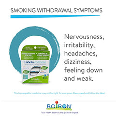 Boiron Lobelia Compose, Homeopathic medicine for the relief of smoking withdrawal symptoms. 1 TUBE