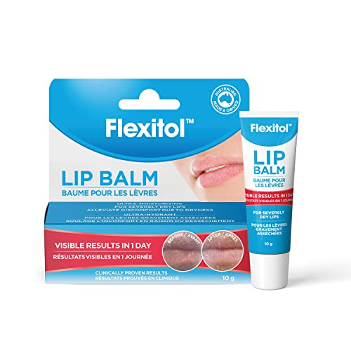 Flexitol Lip Balm | For Dry, Cracked, Flaky & Chapped Lips | Immediately Hydrates & Softens | 10g