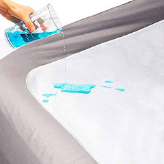 DMI Bed Pad Waterproof Sheet to be Used as a Mattress Protector, Pee Pad, Bed Liner, Incontinence Pad, Furniture Cover or Seat Protector, Not Reversible, Flat Fit, Washable, 36 x 72