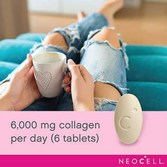 NeoCell Super Collagen + C, Tablets, Source of Essential Amino Acids, 120 Tablets