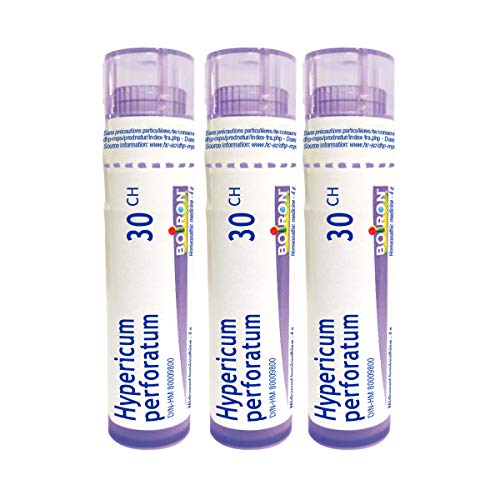 Boiron Hypericum perforatum 30CH, homeopathic medicine 3 count