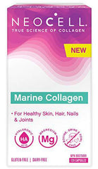 Neocell Marine Collagen, Collagen Capsules, Type 1 & 3 Hydrolyzed Collagen with Hyaluronic Acid & Vitamin C, 120 Capsules