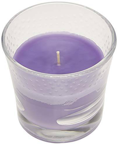 Glade Scented Candle, 2-in-1 Jubilant Rose and Lavender Peach Blossom, 1-Wick Candle, Air Freshener Infused with Essential Oils for Home Fragrance, 1 Count