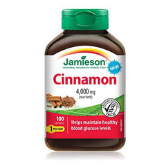 Jamieson Cinnamon 4,000 mg 100 Capsules