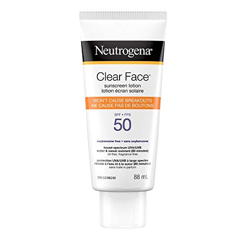 Neutrogena Suncare Neutrogena clear face Sunscreen Spf 50, 88 ml.