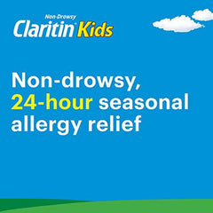 Claritin Kids Rapid Dissolve Allergy Medication - 24 Hour Non-Drowsy Kids Allergy Medicine, Antihistamines For Kids, Fast Allergy Relief Of Itchy, Watery, Red Eyes, Sneezing, Runny Nose, 10 Tablets