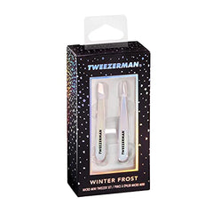 Tweezerman Winter Frost Micro Mini Slant & Point Tweezer Set