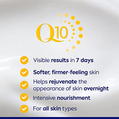 NIVEA Q10 Power Anti-Wrinkle Replenishment Night Cream, 50mL | Anti wrinkle night moisturizer