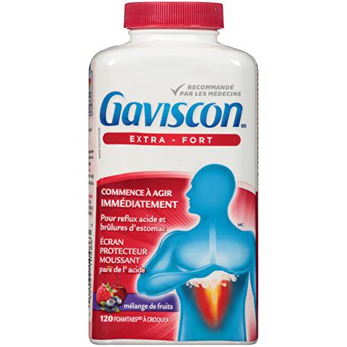 Gaviscon Extra Strength Chewable Foamtabs Fruit Blend