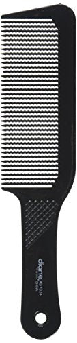 Diane D7024 9.5 FLAT TOP CLIPPR COMB BLK, 1 Count (Pack of 1)