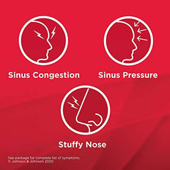 TYLENOL Sinus Extra Strength eZ Tabs, Relieves Sinus congestion and other Sinus symptoms, Daytime and Nighttime, Convenience Pack, 40ct