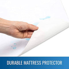 DMI Bed Pad Waterproof Sheet to be Used as a Mattress Protector, Pee Pad, Bed Liner, Incontinence Pad, Furniture Cover or Seat Protector, Not Reversible, Flat Fit, Washable, 36 x 72